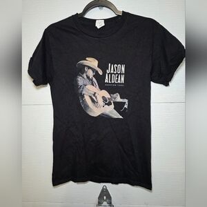 Jason Aldean Black Graphic Tee
